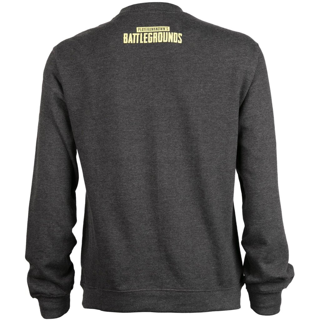Світшот Jinx Pubg Military Academy Crew Neck Sweatshirt Charcoal Heather L (JINX-9235 CHL)