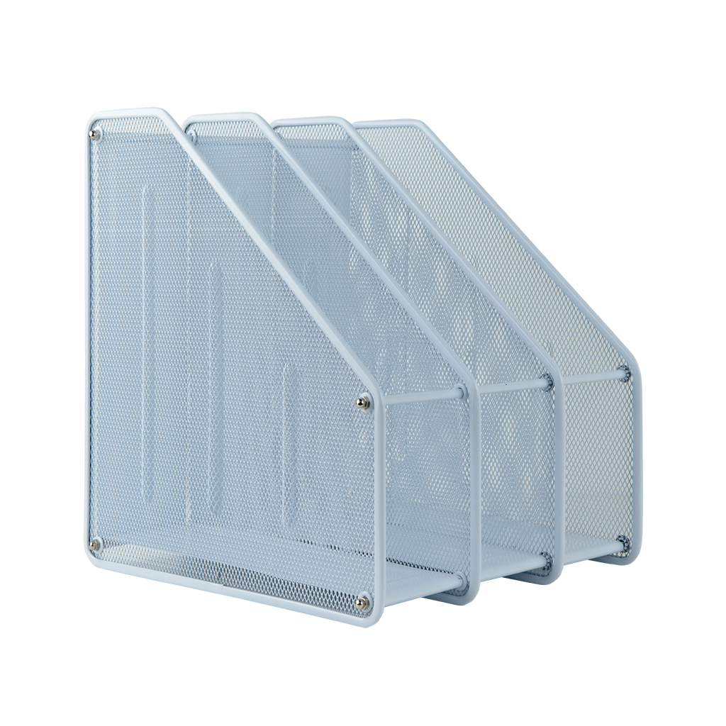 Лоток для паперів Axent вертикальний 3-в-1, металевий, білий (2128-21-A) Лоток для паперів Axent вертикальний 3-в-1, металевий, білий (2128-21-A)