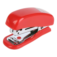 Stapler Buromax plastic MINI, 10 sheets, (staples #10), 61 x 36 x 23 mm, red (BM.4125-05)