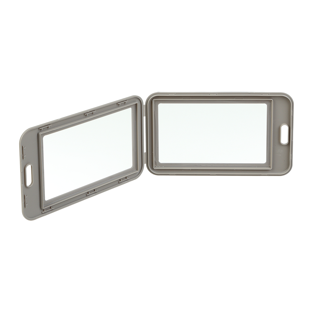 Бейдж Buromax вертикальний, 69 х 111мм, PP+PVC, сірий (BM.5414-09)