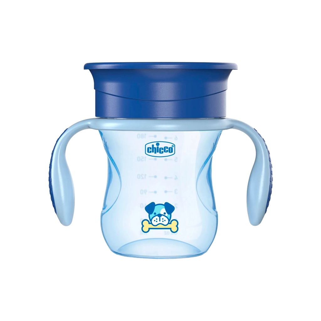 Поїльник-непроливайка Chicco Perfect Cup 12 м+ Блакитна 200 мл (06951.20)