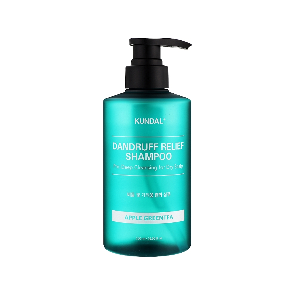 Шампунь Kundal Dandruff Relief Shampoo Apple Green Tea 500 мл (8809809426958)
