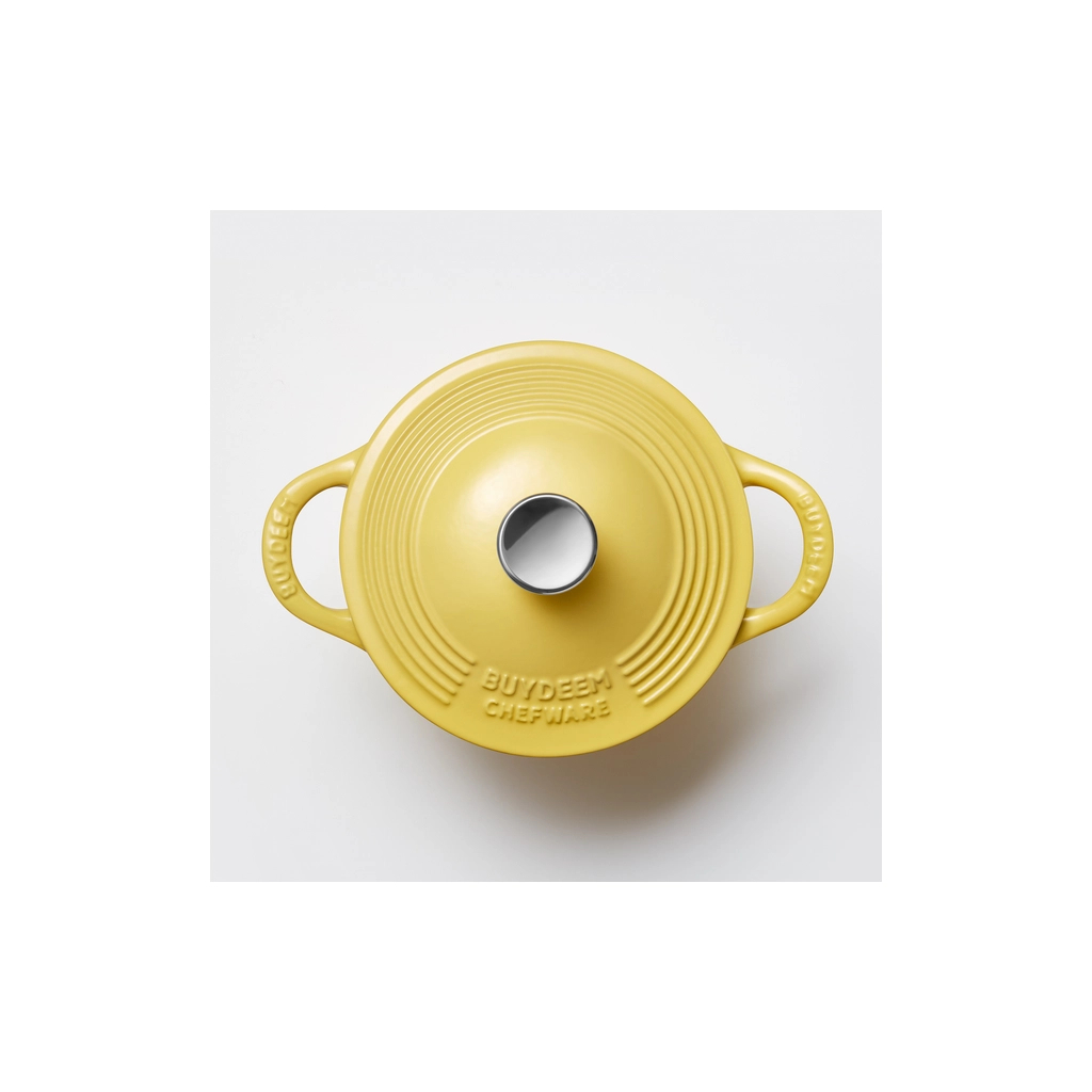 Гусятниця Buydeem CP541 Mellow Yellow чавунна емальована 1.8 л (CP541-MY)