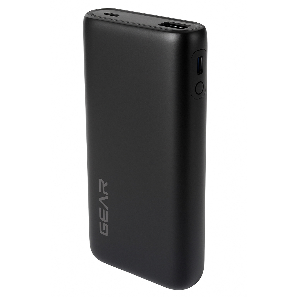 Батарея універсальна GEAR 20000mAh, PD/70W, black (DL203C)
