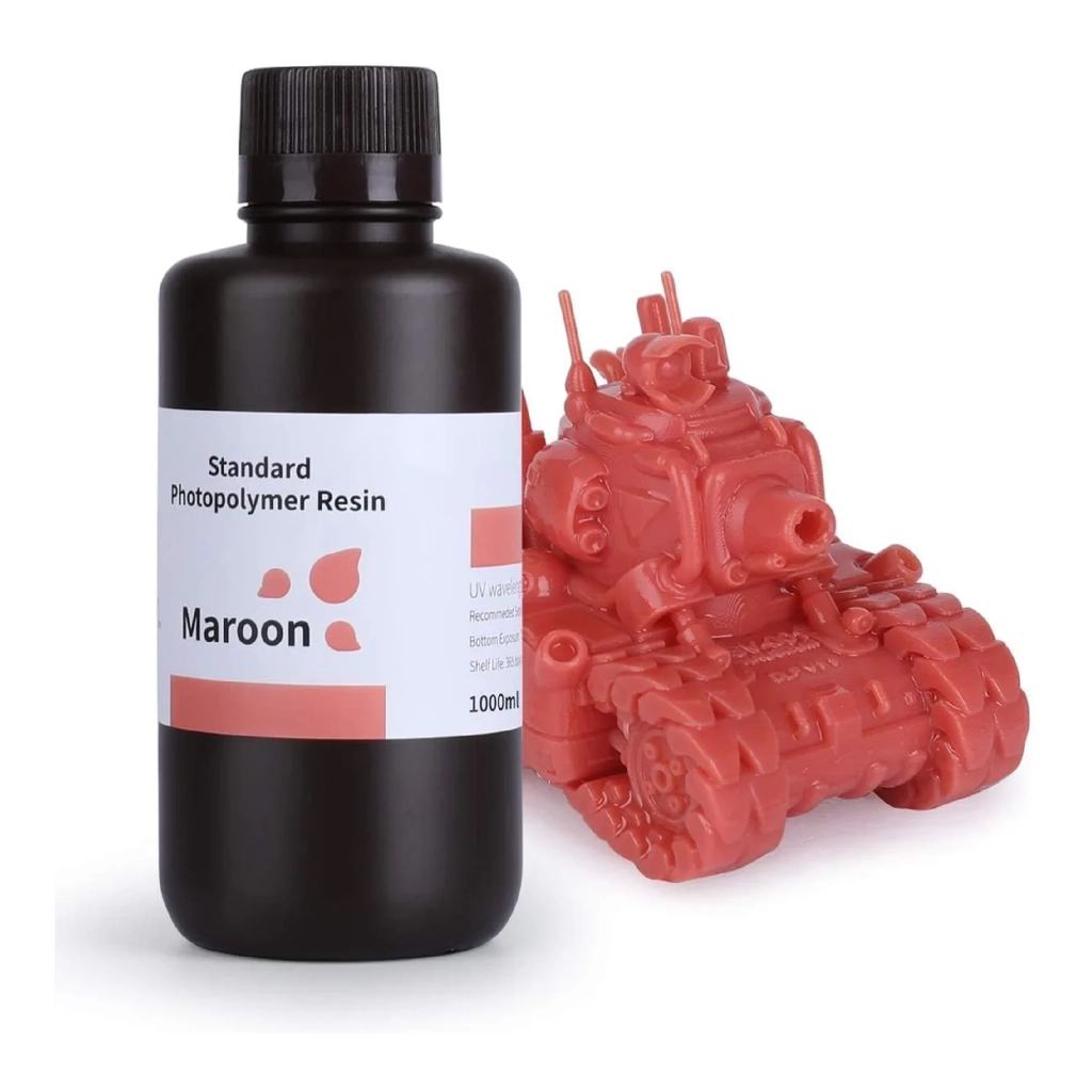 Фотополімерна смола ELEGOO Resin, Standard 1кг, maroon (50.103.0086)
