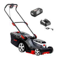 Lawnmower AL-KO Energy Flex 38.5 Li, 38 cm, up to 300 m2, 36V Li-ion 4Ah, grass collector 45 l. (114071)