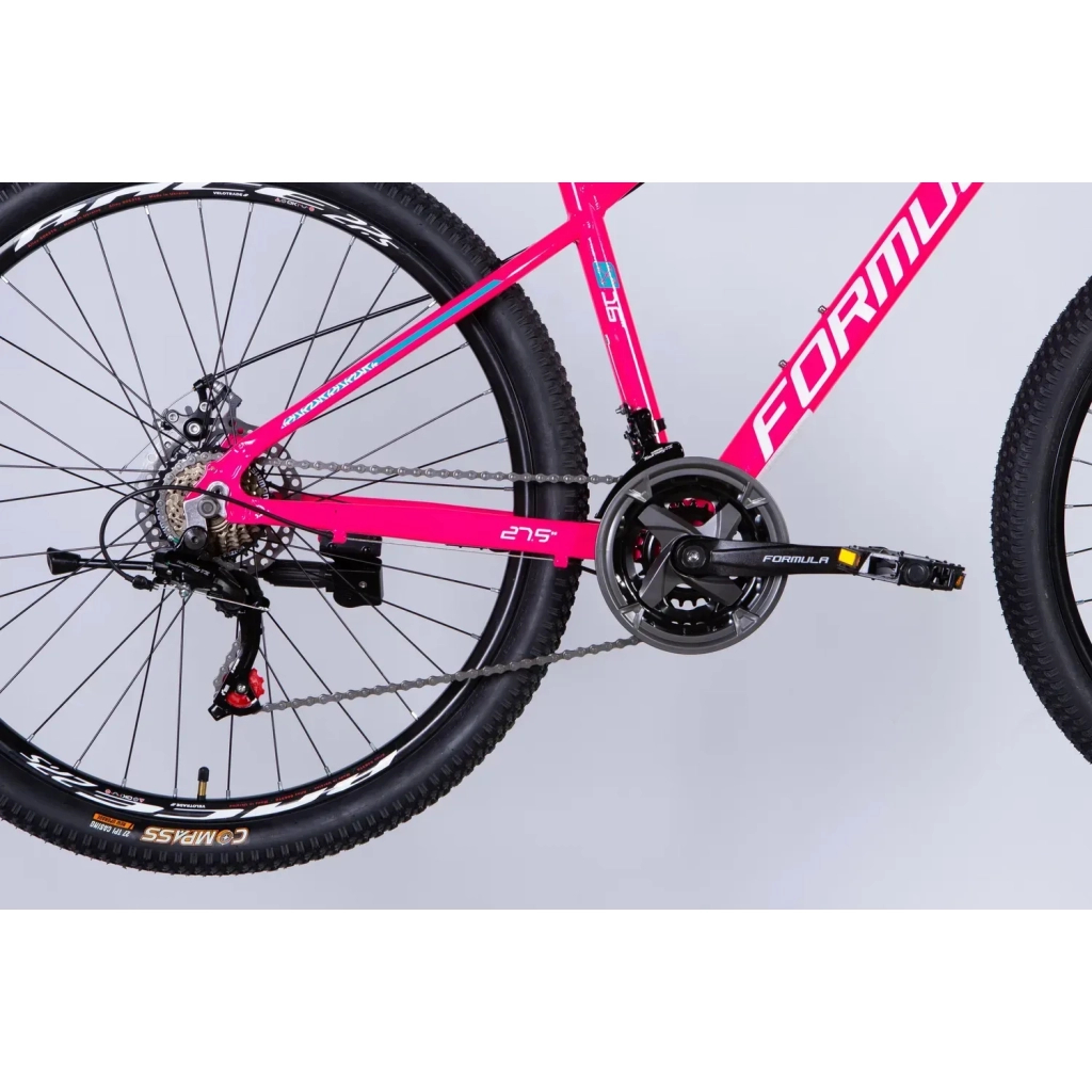 Велосипед Formula 27.5" MOTION DD рама-16" AL 2025 рожево-білий (OPS-FR-27.5-250)