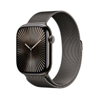 Смарт-годинник Apple Watch Series 10 GPS + Cellular 46mm Slate Titanium Case with Slate Milanese Loop - M/L (MWYW3QH/A)