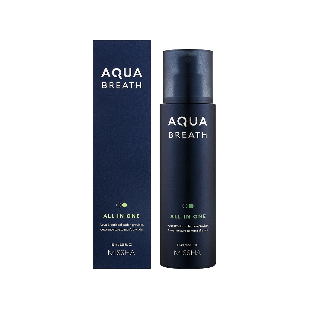 Крем для обличчя Missha For Men Aqua Breath All In One Есенція 195 мл (8809747949991)
