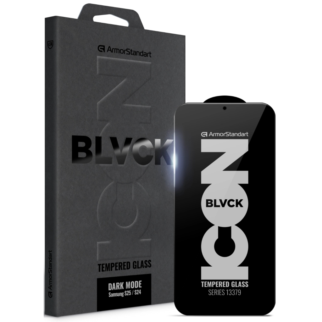 Скло захисне Armorstandart Dark Mode Samsung S25 / S24 (ARM85822) Скло захисне Armorstandart Dark Mode Samsung S25 / S24 (ARM85822)