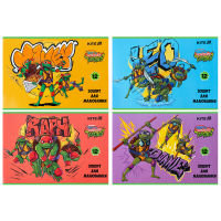 Kite Ninja Turtles Drawing Book, 12 Sheets (NT25-241)