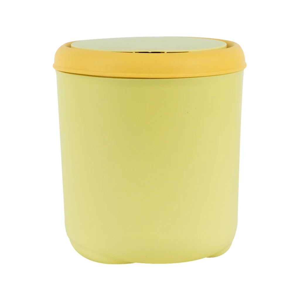 Кошик для паперів Kite Настільний контейнер для сміття, жовтий (K24-011-2)
