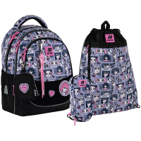 Шкільний набір Kite Education Anime Girl 700 (рюкзак, пенал, сумка) (SET_K25-700M-1)