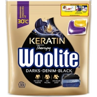 Woolite washing capsules For black and denim fabrics With keratin 33 pcs. (5900627094145)