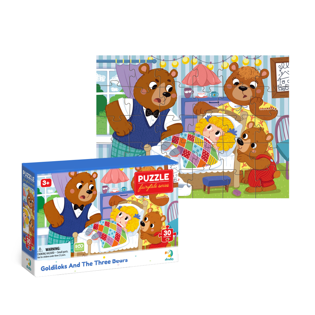 Пазл DoDo Три ведмеді, 30 елементів (300696) Пазл DoDo Три ведмеді, 30 елементів (300696)