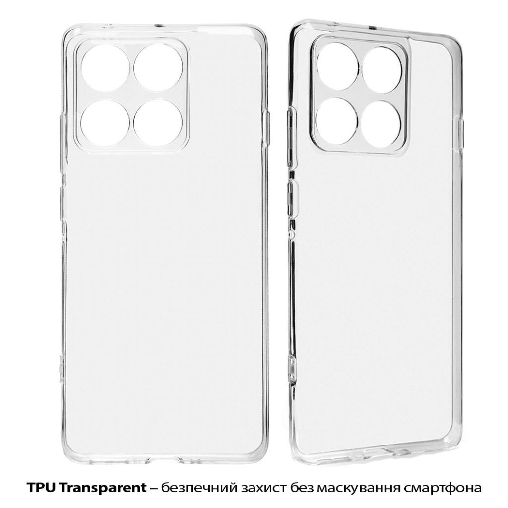Чохол до мобільного телефона BeCover Motorola Edge 60 Pro Transparent (713775) Чохол до мобільного телефона BeCover Motorola Edge 60 Pro Transparent (713775)