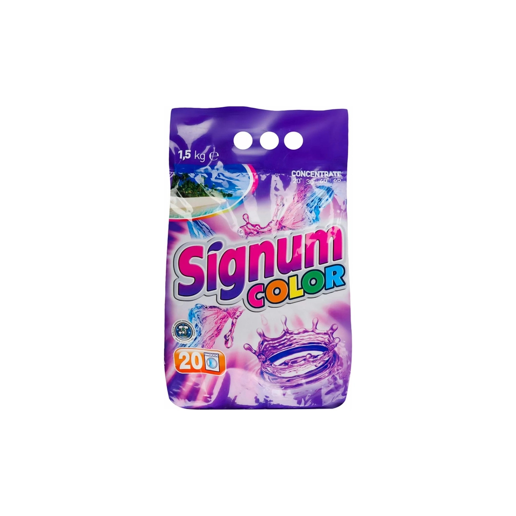 Пральний порошок Signum Color 1.5 кг (4823051463879)