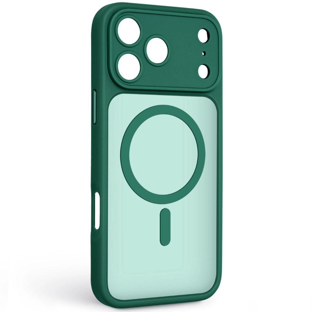 Чохол до мобільного телефона Armorstandart Lush MagCase Apple iPhone 17 Pro Max Dark Green (ARM87500) Чохол до мобільного телефона Armorstandart Lush MagCase Apple iPhone 17 Pro Max Dark Green (ARM87500)