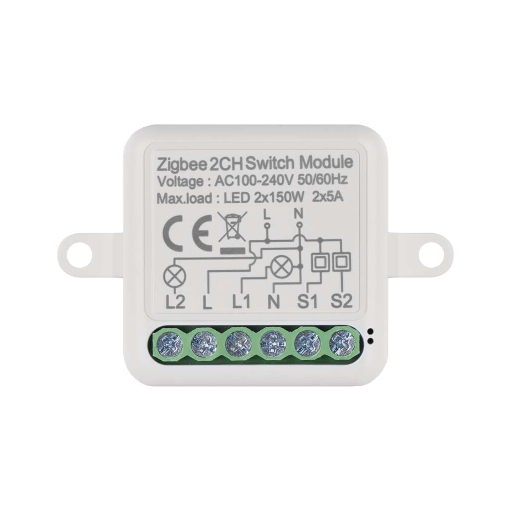 Модуль управління розумним будинком EMOS H5102 ZigBee 3.0 2-Channel (H5102) Модуль управління розумним будинком EMOS H5102 ZigBee 3.0 2-Channel (H5102)