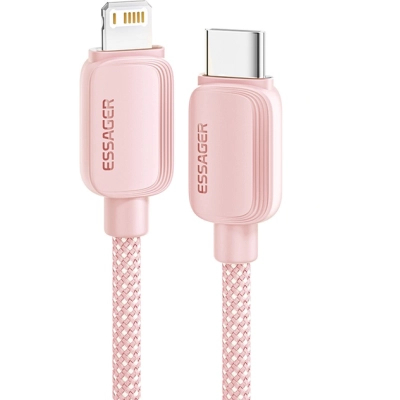 Дата кабель USB-C to Lightning 1.0m 20W pink Essager (EXCTL-WL04-P)