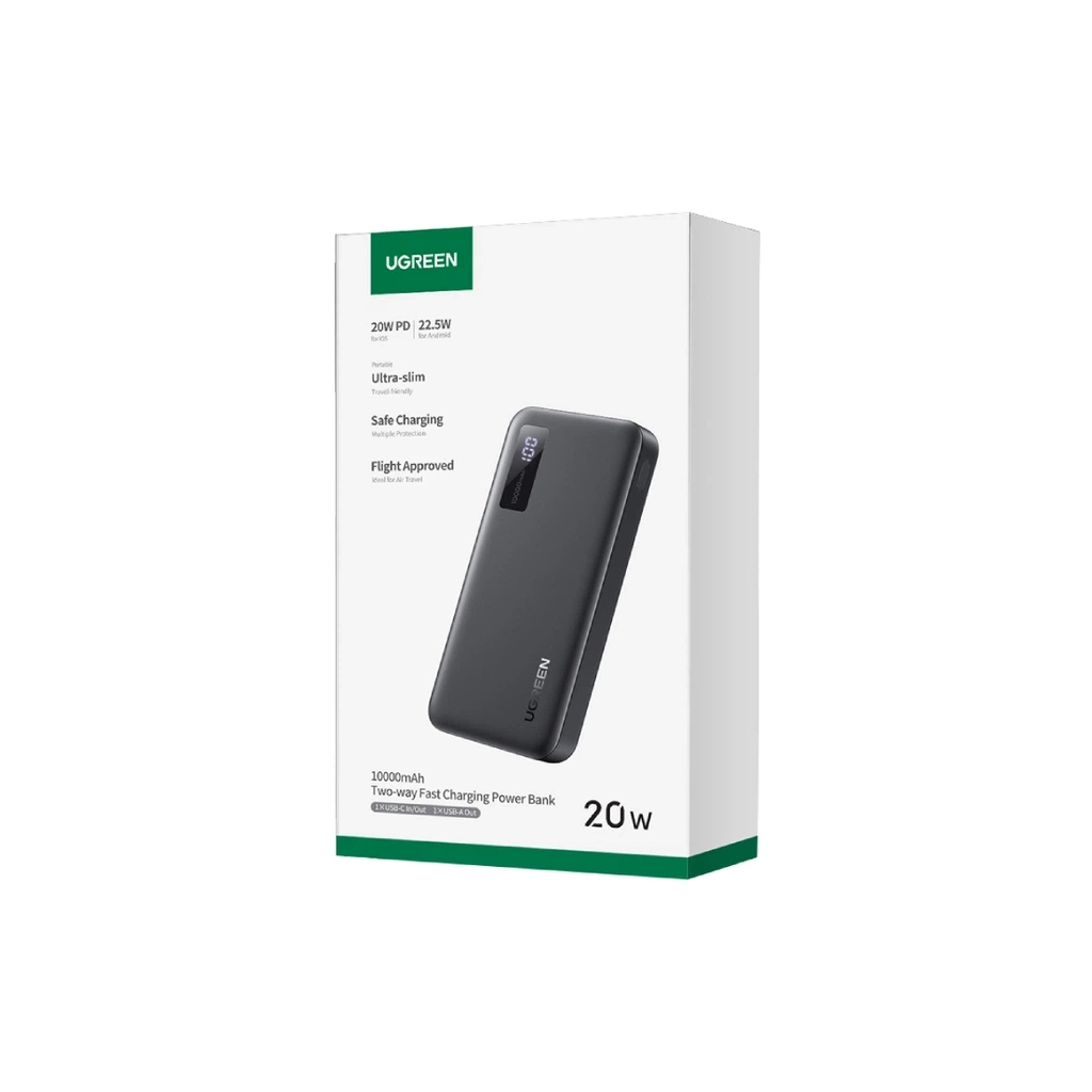 Повербанк Ugreen 10000 mAh 20W Black (U_25742) Повербанк Ugreen 10000 mAh 20W Black (U_25742)