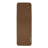 Матрац надувний Naturehike CNK2450WS035, 198х68х9.5 см, коричневий із вбудованою помпою (6927595796955)