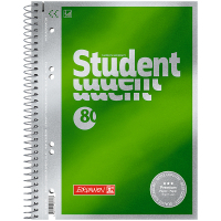 Notebook Brunnen College pad A5 Premium green, unlined, 80 sheets (10-671 50)