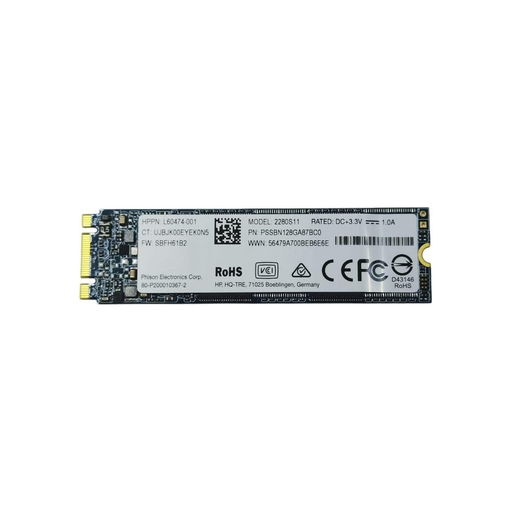 Накопичувач SSD M.2 2280 128GB S11 HP (PSSBN128GA87BCO)