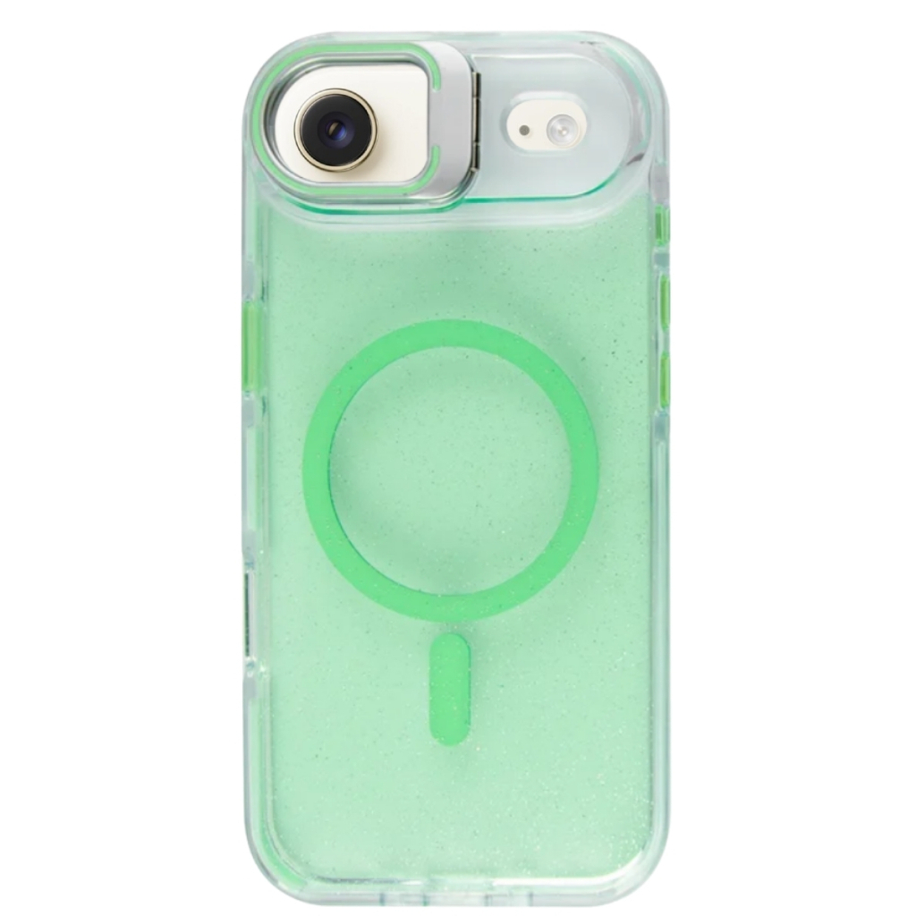 Чохол до мобільного телефона BeCover FIBRA Star Shine MagSafe Apple iPhone 17 Air Green (715420)