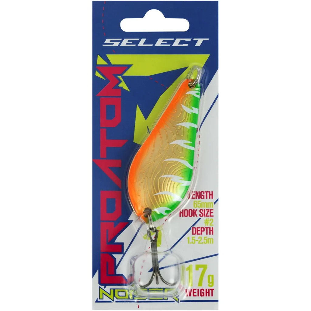 Блешня Select ProAtom Noiser 17.0g 65mm 16 (1870.78.97) Блешня Select ProAtom Noiser 17.0g 65mm 16 (1870.78.97)