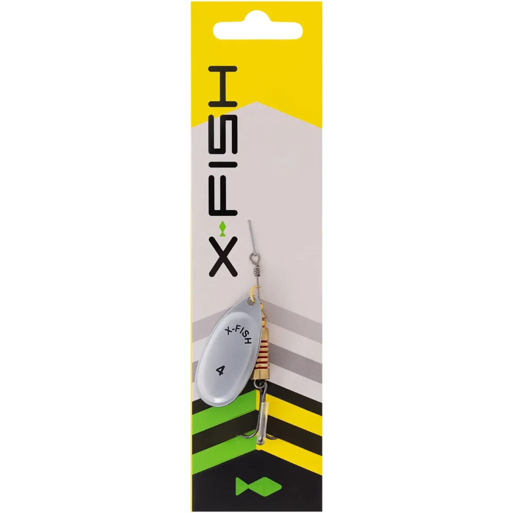 Блешня X-Fish Stark 9.5g 4 Silver (1917.05.72) Блешня X-Fish Stark 9.5g 4 Silver (1917.05.72)