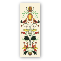 Bookmarks for books by Lyutsynka "Podilskyi painting" 1 pc. (LK000000127) (2000000000127)