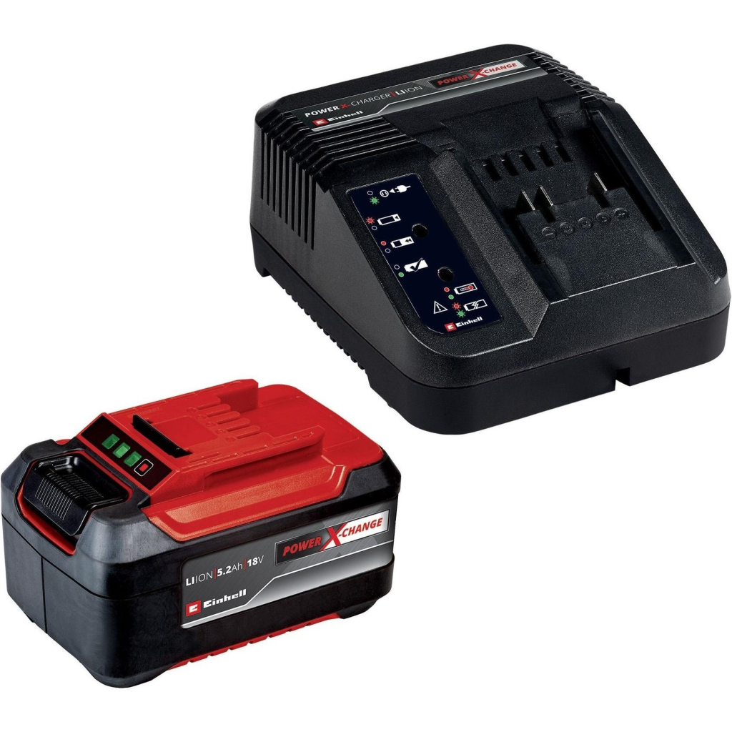 Набір акумулятор + зарядний пристрій Einhell Starter Kit PXC, 18V, 1×5.2Ah, ЗП (4512147)