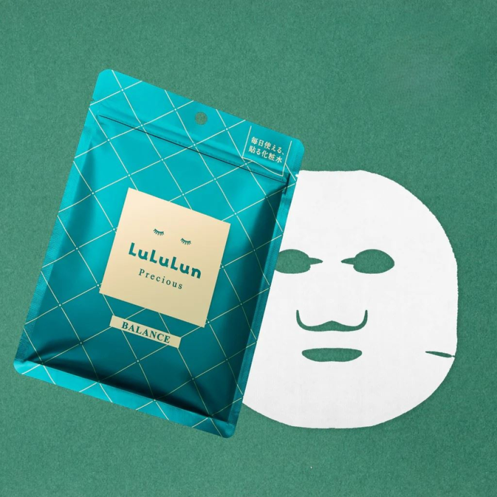 Маска для обличчя Lululun Precious Balance Green Face Mask Антивікова Відновлююча 7 шт. (4582305068870)