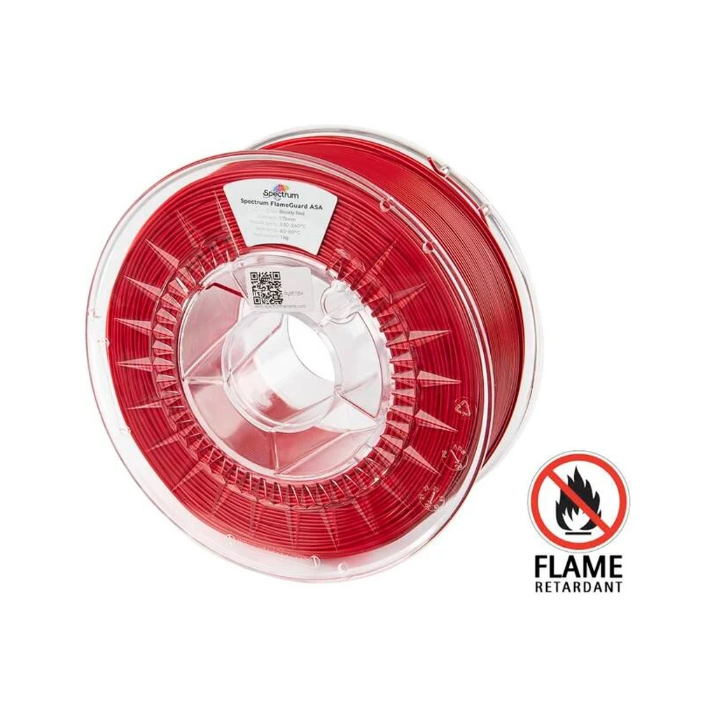 Пластик для 3D-принтера Spectrum ASA 275 FlameGuard 1.75mm 1kg Red, Bloody (81567)