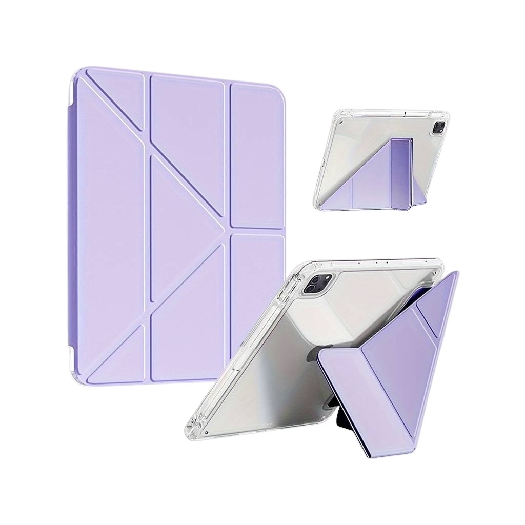 Чохол до планшета BeCover Ultra Slim Origami Transparent Apple iPad Pro 11" M5 2025 Purple (715957)