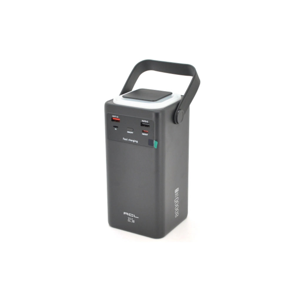 Батарея універсальна ACL 80000mAh, 22.5W, USB/Micro/Type-C/Lighting, Flashlight (PW-152)