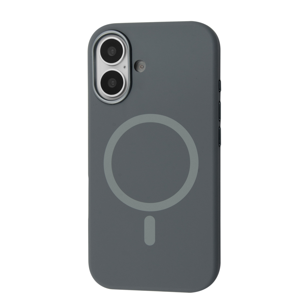 Чохол до мобільного телефона BeCover FIBRA Silicone OmniMag Apple iPhone 16 Gray (716227) Чохол до мобільного телефона BeCover FIBRA Silicone OmniMag Apple iPhone 16 Gray (716227)