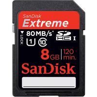 Карта пам'яті SanDisk 8Gb SDHC HD Video eXtreme UHS-I Class 10 (SDSDXS-008G-X46)