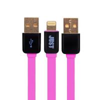 Дата кабель USB 2.0 AM to Lightning 1.2m Rainbow Pink Just (LGTNG-RNBW-PNK)