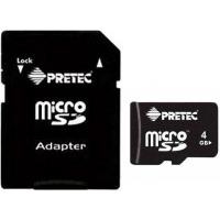 Карта пам'яті Pretec 4GB microSD Class 4 (STY04G-SA)