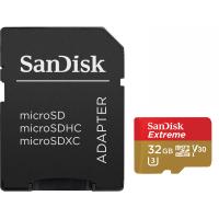 Карта пам'яті SanDisk 32GB microSD Class10 UHS-I V30 4K Extreme Action (SDSQXVF-032G-GN6AA)