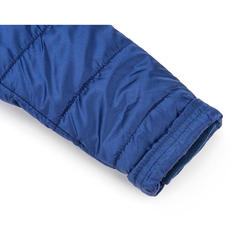 Куртка дитяча Snowimage подовжена з капюшоном і квіточками (SICY-G107-110G-blue)