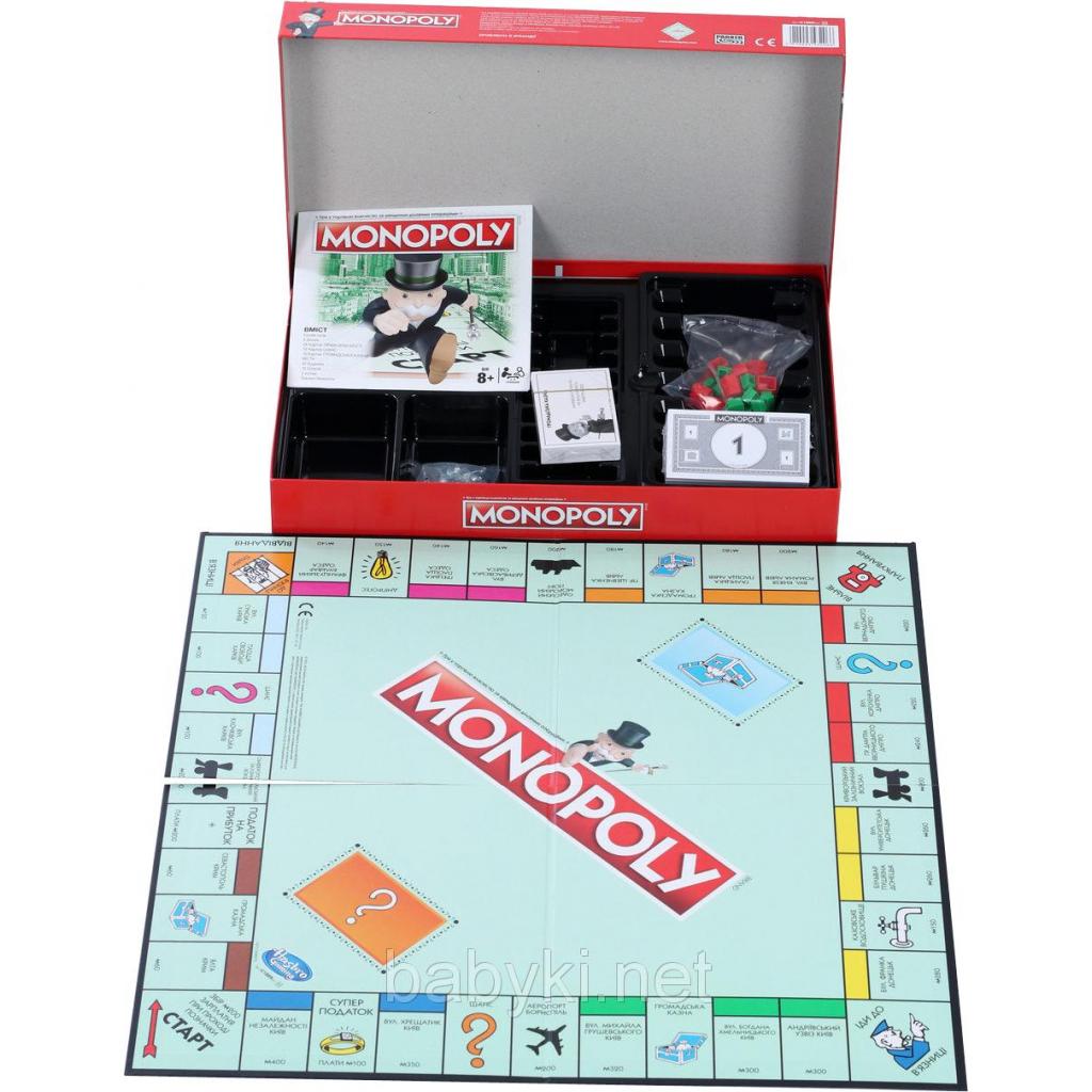Настільна гра Hasbro Класична Монополія оновлена (українська) (C1009_657)