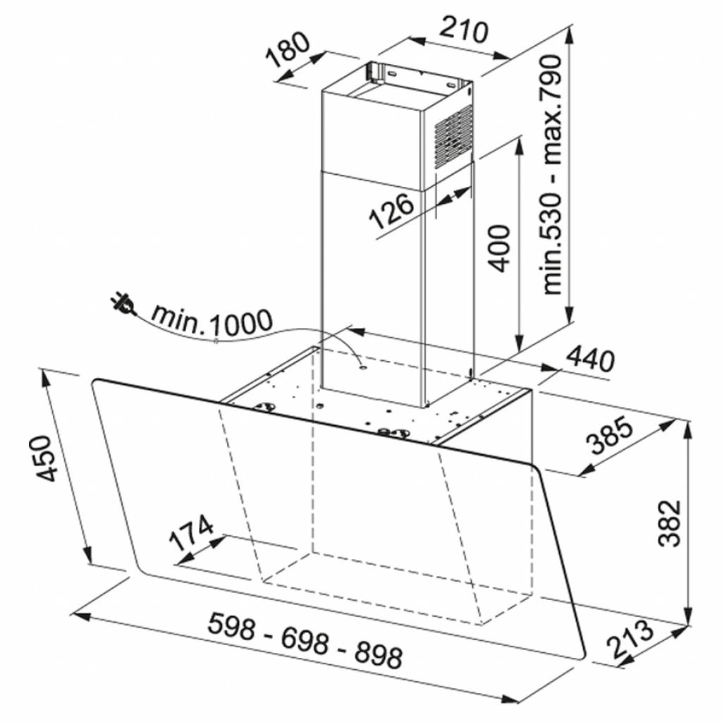 Витяжка кухонна Franke FPJ 925 V WH/SS (330.0528.020) (FPJ925VWH/SS(330.0528.020))