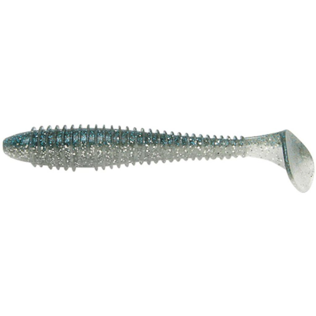 Силікон рибальський Keitech Swing Impact FAT 3.8" (6 шт/упак) ц:431 silver shiner (1551.01.08)