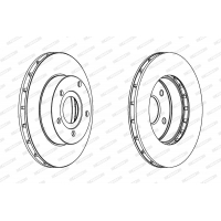 Гальмівний диск FERODO DDF1169C