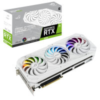 Відеокарта ASUS GeForce RTX3080 10Gb ROG STRIX OC WHITE V2 LHR (ROG-STRIX-RTX3080-O10G-WHITE-V2)