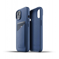 Чохол до мобільного телефона Mujjo Apple iPhone 13 Wallet Full Leather, Monaco Blue (MUJJO-CL-022-BL)
