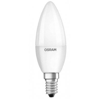Bulb Osram LED VALUE CL B60 6.5W/840 230V FR E14 10X1 (4058075623590)